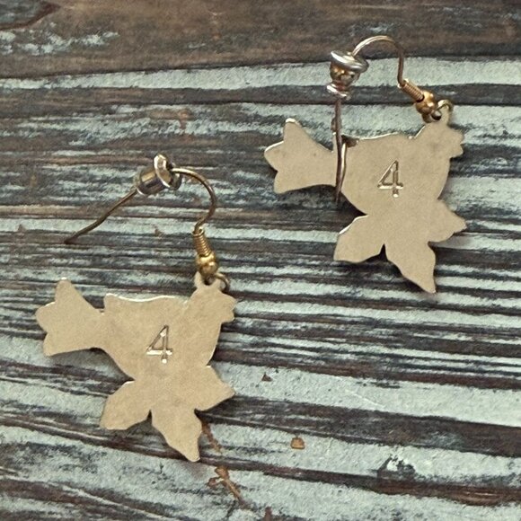Holiday Earrings - Calling Birds - 12 Days of Christmas #4 - Picture 3 of 3